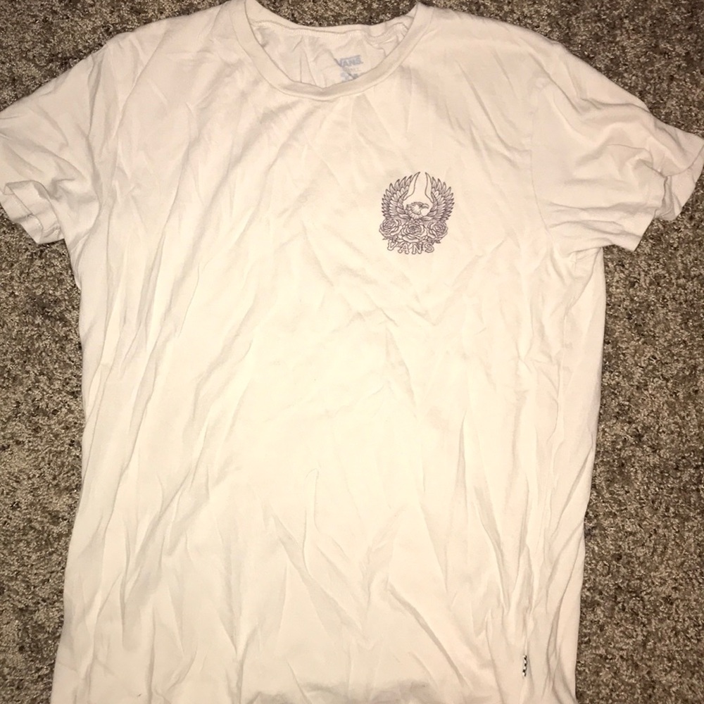 Vans cream eagle oversized tee
